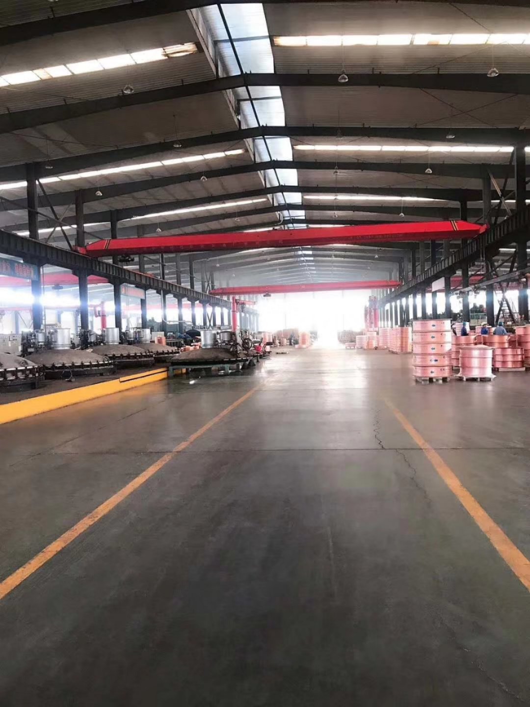 銅管生產(chǎn)現場(chǎng)-盤(pán)管退火、包裝區